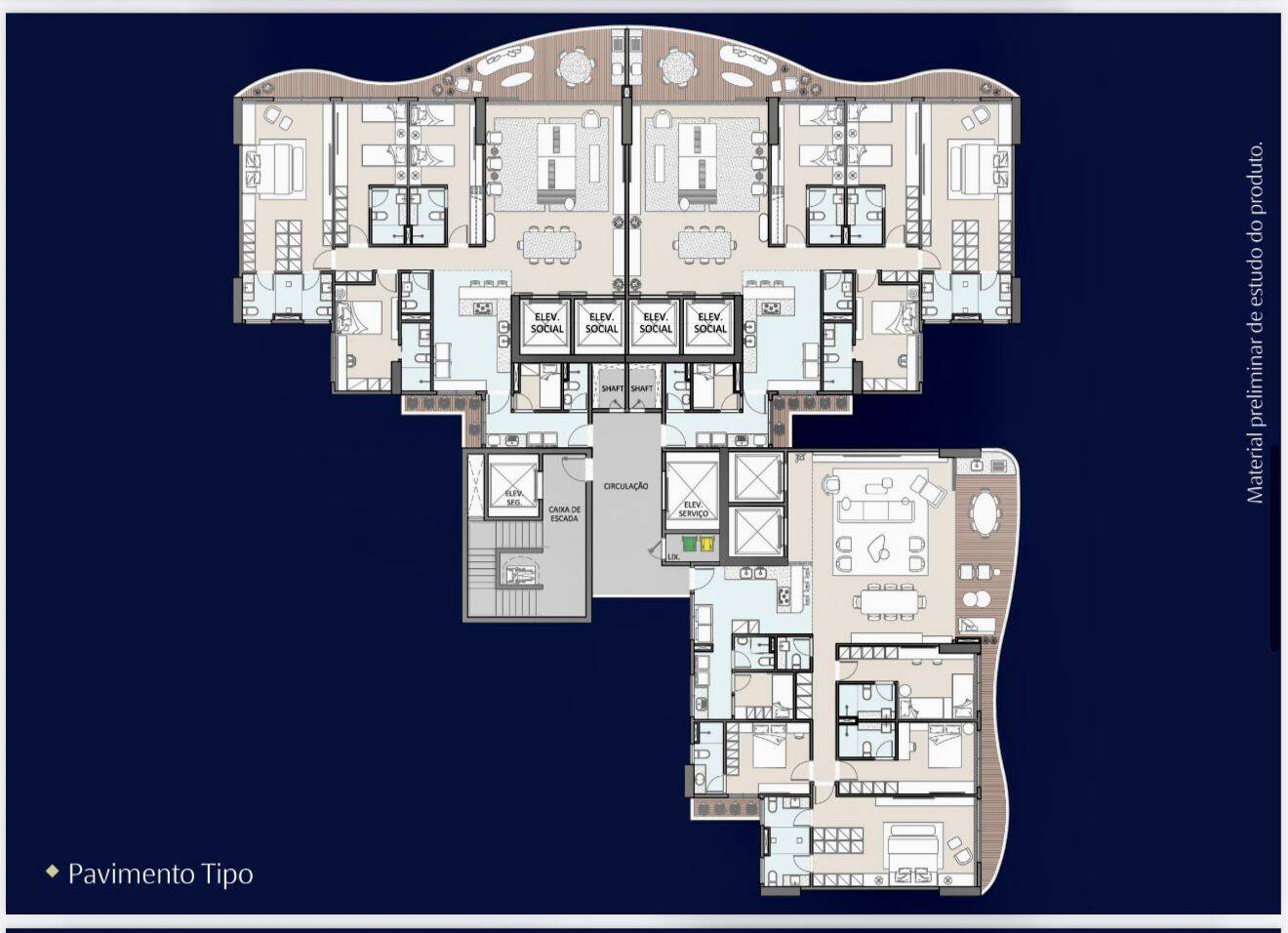 Apartamento à venda com 4 quartos, 222m² - Foto 9