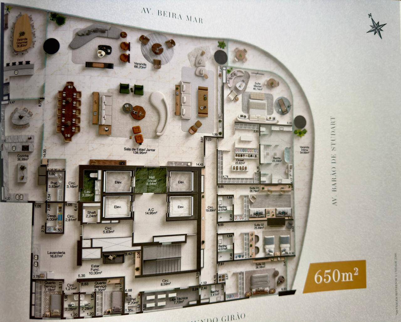 Apartamento, 5 quartos, 680 m² - Foto 32
