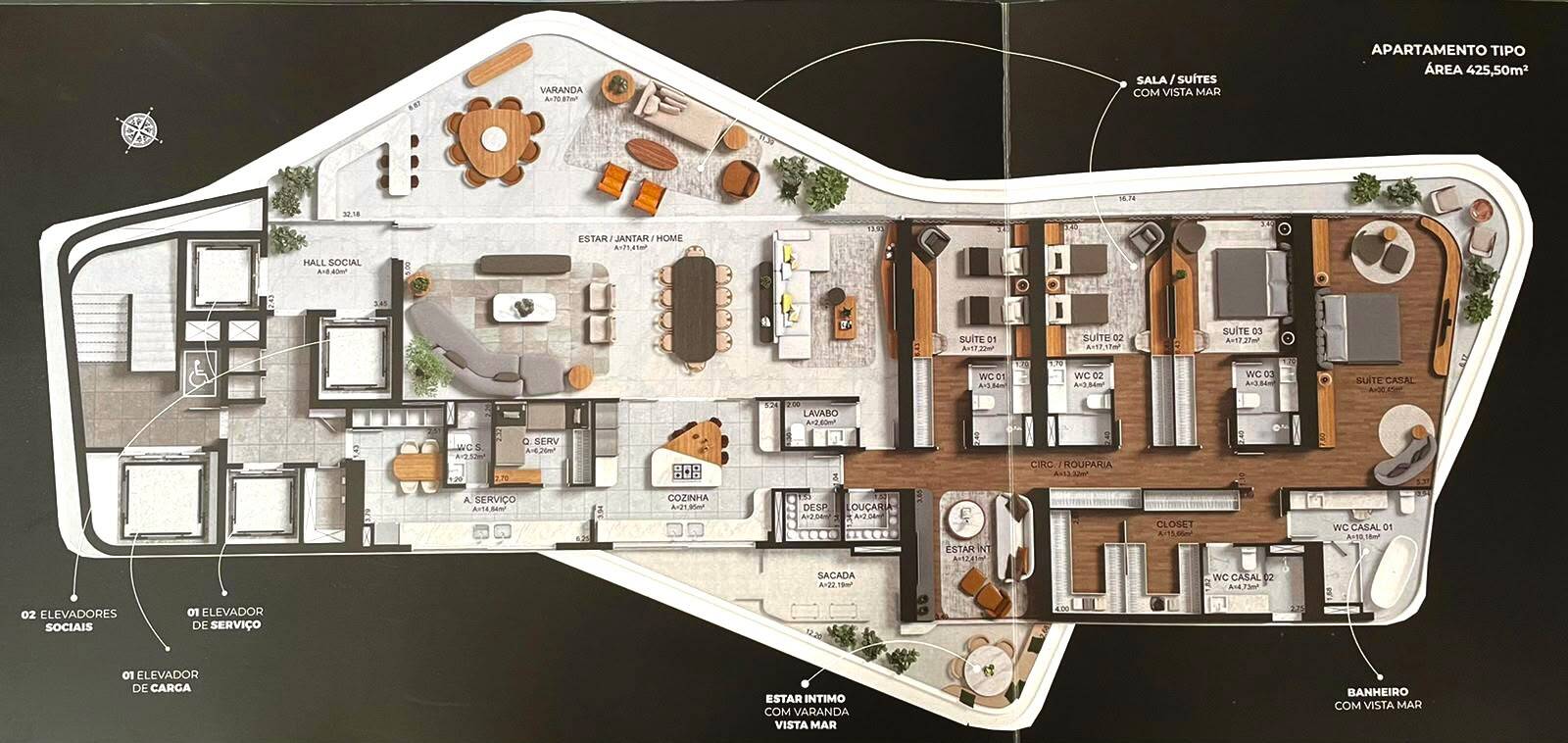 Apartamento, 4 quartos, 425 m² - Foto 21